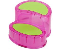 Bieco Kinder Tritthocker / 2 Stufen je 10cm / Gesamtgröße ca. 39x34x20 cm / Tritthocker Kinder / Hocker Kinder Bad / Tritt Kinder / Tritthocker Kinder 2 Stufen / Kinderhocker Bad / Lernturm Kinder