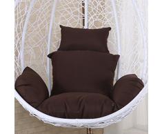 Baumwolle Gesteppter Große Abnehmbare Und Ashable Hängende Stuhlsitz Erwachsenen Schaukelstuhl Kissen Indoor Balkon Pad Anti-rutsch Stuhlkissen Wiege Peddigrohr Stuhl Kissen-Z