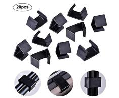 Bulary Patio Möbel Clips, Sofa Rattan Möbel Clips, Outdoor Schnittsofa Couch Alihnment Connector Stuhlbefestigungen, Stuhl Sofa Befestigungselemente Clip Sectional Connector