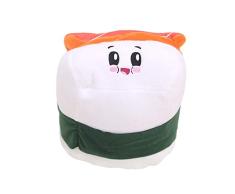 Stofftier 1pc 19cm Lachs Sushi Spielzeug Plüsch Kawaii Essen Kissen Küchensofa Restaurant Schaufenster Dekoratives Kissen Sushi Kissen