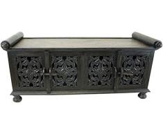 Asiatika-Online.de RATTANKOMMODE RATTANMÖBEL Sideboard Burma MÖBEL Asia Asien NEU China 110CM 8