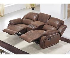Mapo Möbel Microfasersofa Kinosofa Relaxcouch Fernsehsofa 5129-Cup-2-VF03