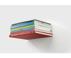 Umbra 330633-660 Conceal unsichtbares Bücherregal aus Metall, gross, weiss
