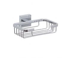 Sanifri 470010271 Quad Seifenkorb, chrom, inkl. nie wieder bohren - Befestigungstechnik