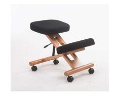 Ergonomischer Stuhl Orthopädischer Kniestuhl Computerstuhl Kniehocker Sitzhocker & höhenverstellbarer Hocker mit Rollen Bürohocker Gesundheitsstuhl Büro Arbeitshocker Anti Rückenschmerzen Stuhl