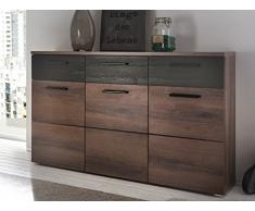 möbelando Kommode Sideboard Beistellschrank Anrichte Schrank Schubladenkommode Max II