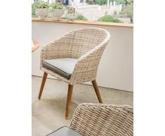 Destiny Gartensessel Curacao Polyrattansessel Geflechtsessel Gartensessel