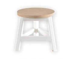 Holzhocker in Weiß bei Livingo online kaufen