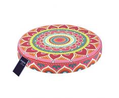 SANDINI Sitzkissen – Mandala by BineBrändle – Dekoration für Haus und Garten Bodenkissen für Kinder – 38 x 6 cm
