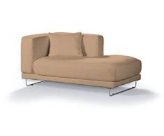 Dekoria Tylösand Recamiere rechts Sofabezug Sofahusse passend für IKEA Modell Nikkala honiggelb