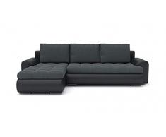 Sofini Ecksofa Tokio VI mit Schlaffunktion! Best Ecksofa! Eckcouch mit Bettkasten! (Cas 574+ Soft 11 Links)