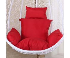 Baumwolle Gesteppter Große Abnehmbare Und Ashable Hängende Stuhlsitz Erwachsenen Schaukelstuhl Kissen Indoor Balkon Pad Anti-rutsch Stuhlkissen Wiege Peddigrohr Stuhl Kissen-C