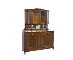 Buffet Rundbogen-Buffetschrank Küchenschrank Antik um 1920 Eiche B: 150cm (9200)