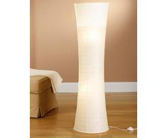 Moderne Design Stehlampe I Reispapier Lampe in weiß I TG1229-026 I Stehleuchte I Höhe ca. 1250mm I Trango