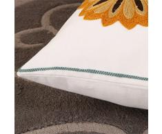 Nunubee Kissenbezug Europäische und Amerikanische Retro Shabby-Stil Industrial deko Kissen deko Wohnzimmer Autodekoration Sofa Cover, Stil 2(Kein Kissen) 45x45cm