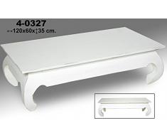 Tisch Opium Teak weiß gebeiztem