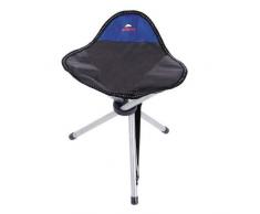 McKINLEY Camping Dreibein-Hocker (Farbe: blau/anthrazit)