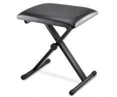 Smallwise Trading Keyboard Piano klappbar Keyboard Pianohocker Klavierhocker Klaviersitz Kunstlederbezug schwarz schwarz