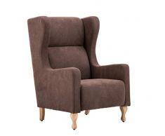 MCombo Ohrensessel Fernsehsessel Ohrenbackensessel Polstersessel Relaxsessel