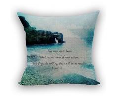 Nunubee Kissenbezug Wohnzimmer deko deko Kissen Shabby chic deko scheibengardine landhausstil Autodekoration Sofa Cover, Meer 2 45x45CM