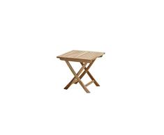 Ploß Beistelltisch klappbar Tennessee - Teakholz Premium Klapptisch mit Eco-Teak-Zertifikat - Terrassentisch quadratisch aus hochwertigem Naturholz in Braun - Garten Holztisch in 50 x 50cm