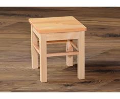 Möbeldesign Team 2000 Kinderhocker Hocker kernbuche massiv Holz geölt Sitzhocker -1