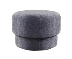 Uus Stoffhocker, Home Schuhbank, waschbarer Hocker, Stoffhocker, Casual Dressing Hocker, 48 * 36cm (Farbe : Gray)