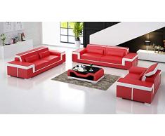 Its-Me Futuristische Designer Sofa Kombinationen|von Uns konfiguriert oder selbst stylen|feinstes weiches Leder|Wohnlandschaft|Ledercouch|LED|Bluetooth Lautsprecher|USB|