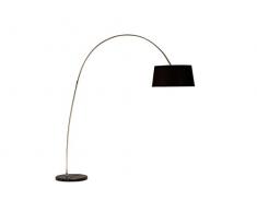 Design Stehleuchte FORMA schwarz gold Bogenlampe