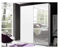 möbelando Schwebetürenschrank Kleiderschrank Schlafzimmerschrank Schrank Noni II