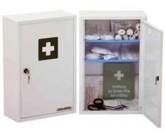 LEINA-WERKE REF 22003 Verbandschrank Medisan B, ohne Inhalt, perlweiß