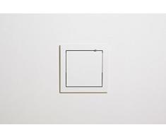 Ambivalenz - Fläpps Regal 40x40x1 - weiß - Malte Grieb