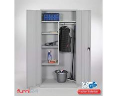 Putzmittelschrank Reinigungsmittelschrank Besenschrank Wäscheschrank TÜV/GS XXL