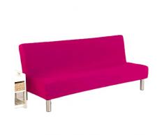 fnemo Schlafsofa-Abdeckung,einfarbige armlose Sofabezug-Stretch-Futon-Schonbezug-Polyester-Spandex-Sofaschutz