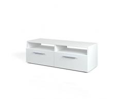 Vicco Lowboard Diego - Fernsehtisch Sideboard Fernsehschrank TV-Board Schrank (95cm, Weiß Hochglanz)