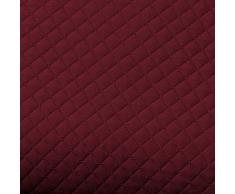 Textil-home Adele Chaiselongue Sofabezug, Beschützer für Rechtsarm Gesteppte Sofas. Größe -240cm. Farbe Rot (Vorderansicht)