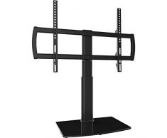 Hemudu TV Standfuß TV Ständer für 32-65 Zoll OLED LCD Plasma Flach, Drehbar von -40 Grad bis +40 Grad, Max.VESA 600x400mm