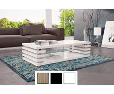 Design Couchtisch DC-3 Weiß Hochglanz Highgloss Tisch Wohnzimmertisch 120x60x40cm