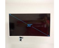 HFTEK Monitor TV Wand Halterung Halter Wall Mount mit Gasdruckfeder 0-8 kg Wandhalterung für Bildschirme von 15 bis 27 Zoll mit VESA 75/100 - HF19DW