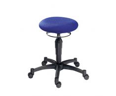 Topstar Sitzhocker Balance 10 - Sitz-Ø 360 mm - royalblau - Arbeitshocker Hocker Rollhocker Sitzhocker Werkstatthocker