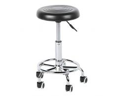 Pssopp Rollhocker Hundesalon Arbeitshocker Bequemer Runder Hundesalon Hocker Drehhocker Hundesalon Friseursalon Stylingstuhl für Professionelle und Amateur Hundesalons