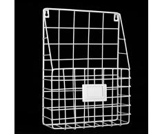 Jeteven Wandhalterung, 35.5x26.5x8.5cm Wand-Korb Eisenregal Gartenregal antik Stil Garden Wandregal