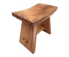 Design SITZHOCKER FINCA Schemel Hocker aus Teakholz naturbraun von Xtradefactory