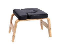 Yoga-Hocker,Yoga Kopfstand-Hocker Yoga Handstand Bench Stand Yoga-Kopfstand-Stuhl Yoga-Umstellungs-Stuhl für Arbeiten aus Multifunktionale Sportübungsbank Fitnessgeräte Für Familie Gym