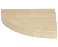 ModulHome Eckregal, MDF/Spanplatte, Eiche hell, 25x25x3,4cm