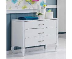 Elegante Kommode Snowy im Barockstil von Mixibaby