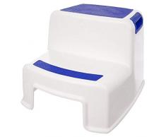 Orion Tritthocker Zweistufiger, Trittschemel für Kinder, Trittstufe, Badhocker, Stufe