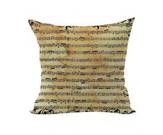 Nunubee Retro Bettwäsche aus Baumwolle Dekorative Kissenbezug Platz Heim für Sofa Bett Auto Stil 5