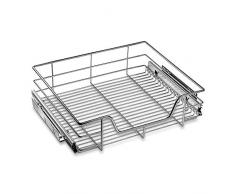 Sotech 60 cm Teleskopschublade Küchenschublade Teleskop Küchen Regal Schublade von SO-TECH®