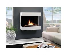 Rubyfires Ethanolkamin Wandkamin Kamin Umbria Bioethanol MDF weiß